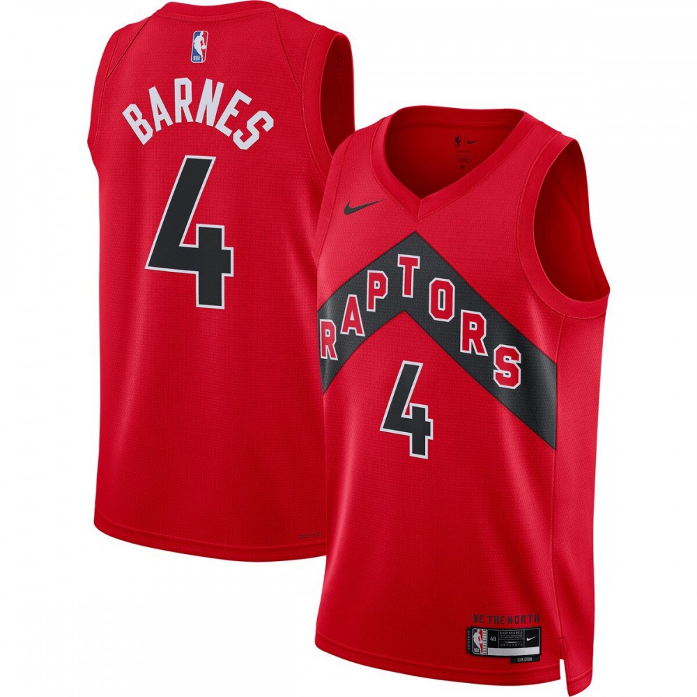Scottie Barnes Toronto Raptors Unisex 2022/23 Swingman Jersey - Icon Edition - Red-Pro Kit Vault | Brand New 26/27 Sports Jerseys